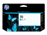 HP 70 - 130 ml - sinivihreä - alkuperäinen - DesignJet - mustepatruuna malleihin DesignJet HD Pro MFP, T120, Z2100, Z3100, Z3100ps, Z3200, Z3200ps, Z5200, Z5400 C9452A