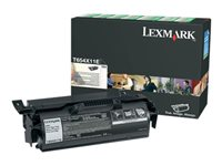 Lexmark - Erittäin tuottoisa - musta - alkuperäinen - väriainekasetti LCCP, LRP malleihin Lexmark T654dn, T654dtn, T654n, T656dne T654X11E