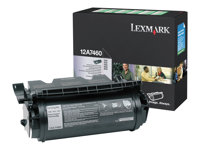 Lexmark - Musta - alkuperäinen - väriainekasetti LCCP, LRP malleihin Lexmark T630, T632, T634, T634dtn-32, X630, X632, X634 12A7460