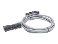 APC Data Distribution Cable - Verkon kaapeli - RJ-45 (naaras) to RJ-45 (naaras) - 7 m - UTP - CAT 5e - harmaa DDCC5E-023