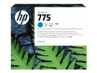 HP 775 - 500 ml - sinivihreä - alkuperäinen - DesignJet - mustepatruuna malleihin DesignJet Z6 Pro 1XB17A