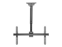 HI-ND Ceiling Mount Universal - Asennuspakkaus (kattoasennus, teleskooppitanko) malleihin litteä paneeli - musta -näytön koko: 32"-55" C-CM06-02