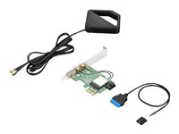 Lenovo ThinkStation AC Wi-Fi Solution Intel 8265 with External Antenna Kit - Verkkosovitin - M.2 Card - Bluetooth 4.2, Wi-Fi 5 malleihin ThinkCentre M75t Gen 2; ThinkStation P520; P720; P920 4XC0T22654