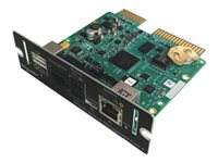 APC Network Management Card LCES2 with Modbus, Ethernet and Aux Sensors - Etähallintasovitin - USB, 1GbE, Modbus - 1000Base-T malleihin P/N: GVSUPS40KGSUS, GVSUPS50KFSUS, GVSUPS50KGSUS, GVSUPS60KGSUS, GVSUPS80KGSUS AP9644