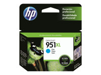 HP 951XL - 24 ml - Tuottoisa - sinivihreä - alkuperäinen - mustepatruuna malleihin Officejet Pro 251dw, 276dw, 8100, 8600, 8600 N911a, 8610, 8615, 8620, 8625, 8630 CN046AE#301